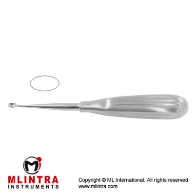 Schede Bone Curette Oval - Fig. 000 Stainless Steel, 17 cm - 6 3/4" Scoop Size 2.5 mm Schede Bone Curette Oval - Fig. 000 Stainless Steel, 17 cm - 6 3/4" Scoop Size 2.5 mm